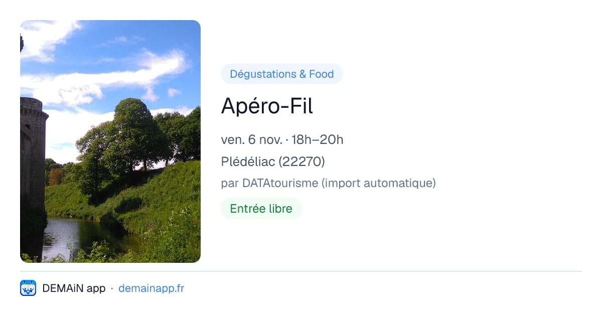 Apéro-Fil — Plédéliac