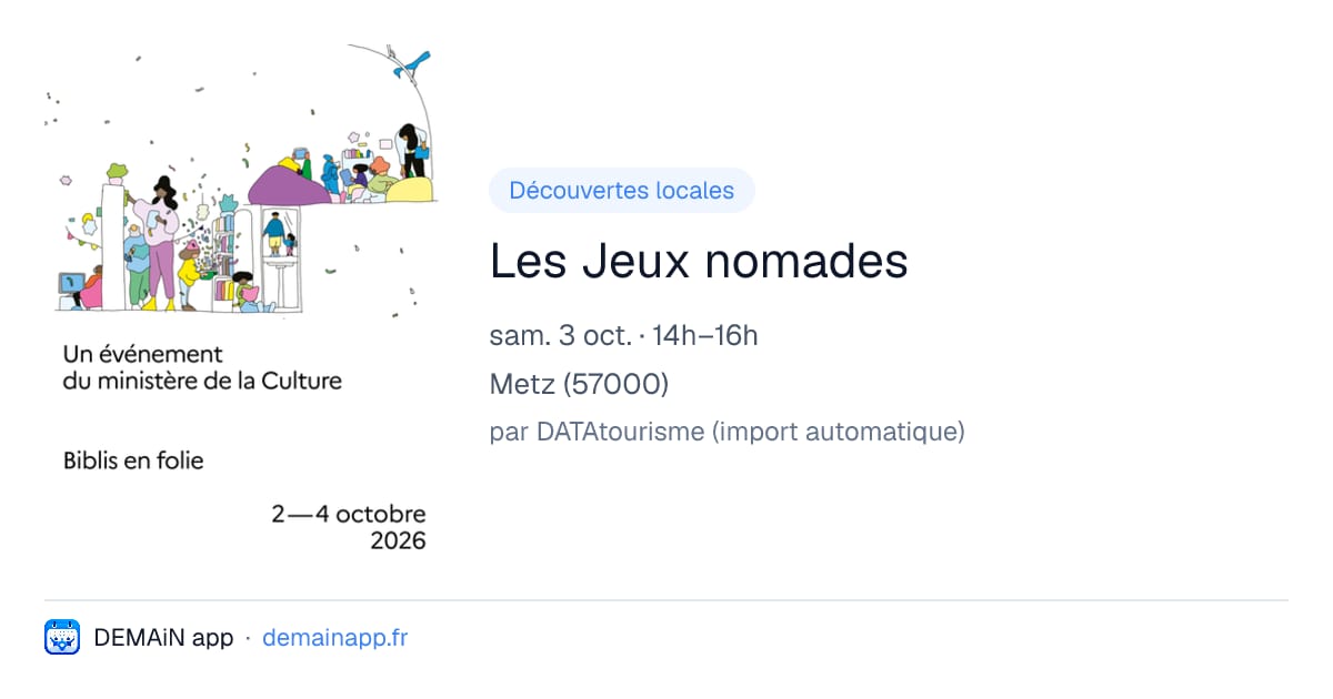 Les Jeux nomades — Metz