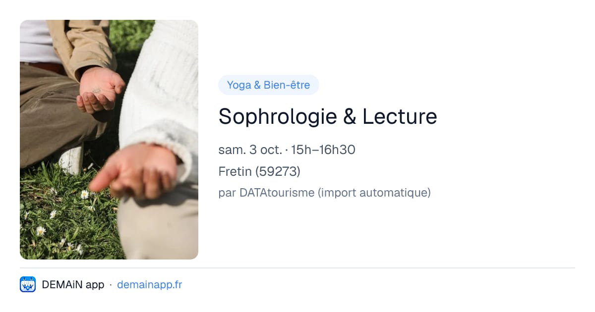 Sophrologie & Lecture — Fretin