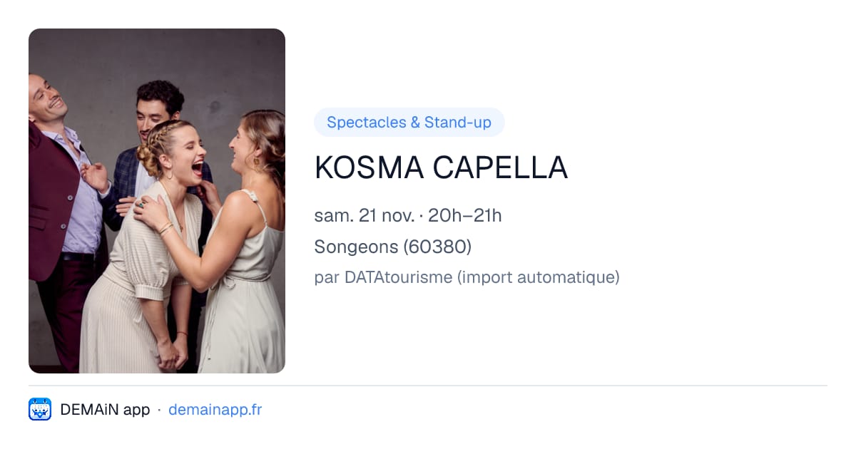 KOSMA CAPELLA — Songeons