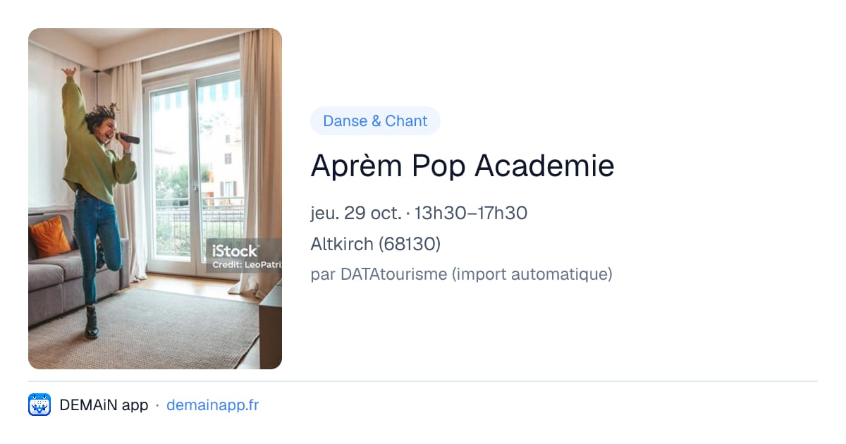 Aprèm Pop Academie — Altkirch