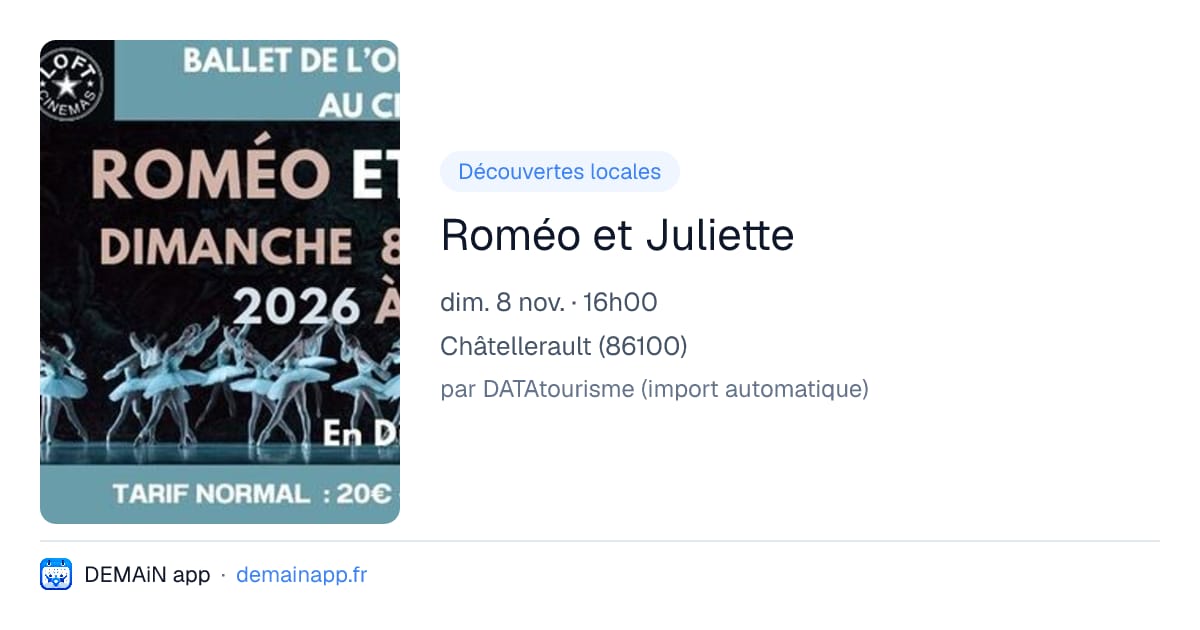 Roméo et Juliette — Châtellerault