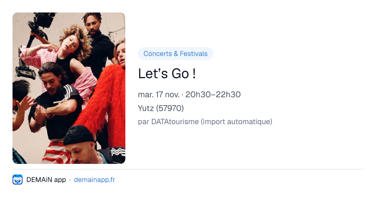 Let’s Go ! — Yutz
