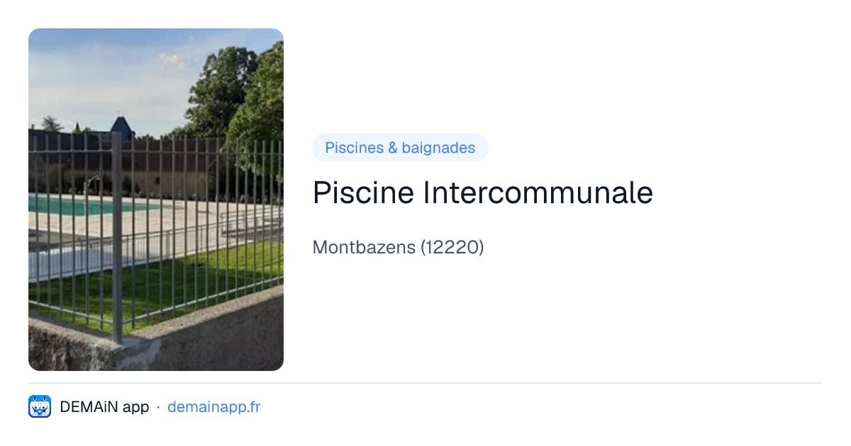 Piscine Intercommunale — Montbazens
