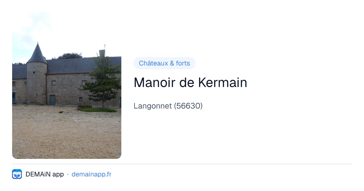 Manoir de Kermain — Langonnet