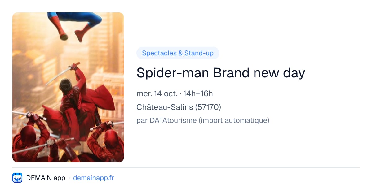 Spider-man Brand new day — Château-Salins