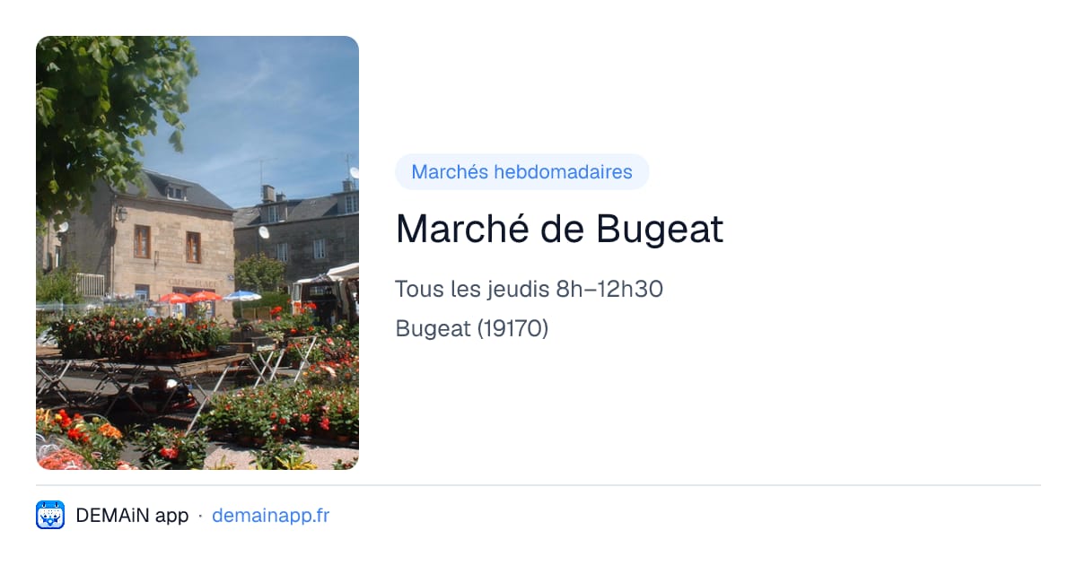 Marché de Bugeat — Bugeat