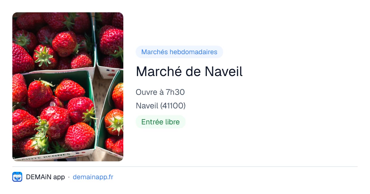 Marché de Naveil — Naveil
