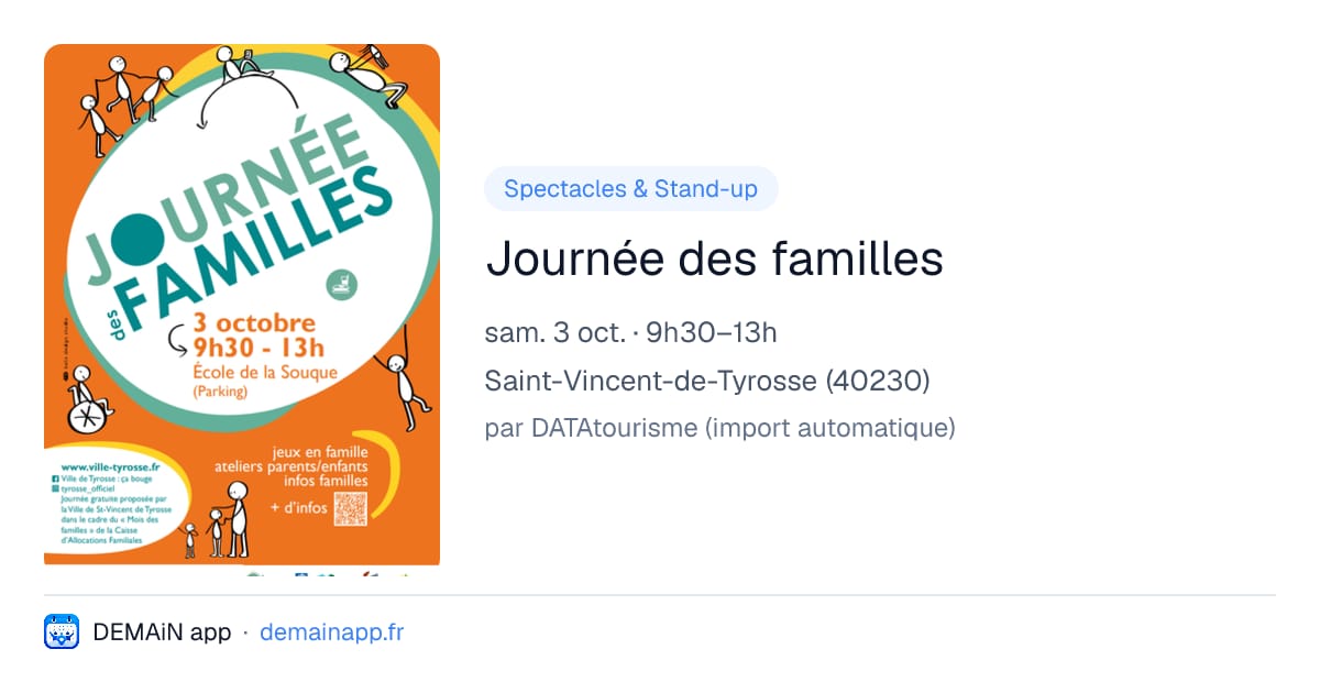 Journée des familles — Saint-Vincent-de-Tyrosse