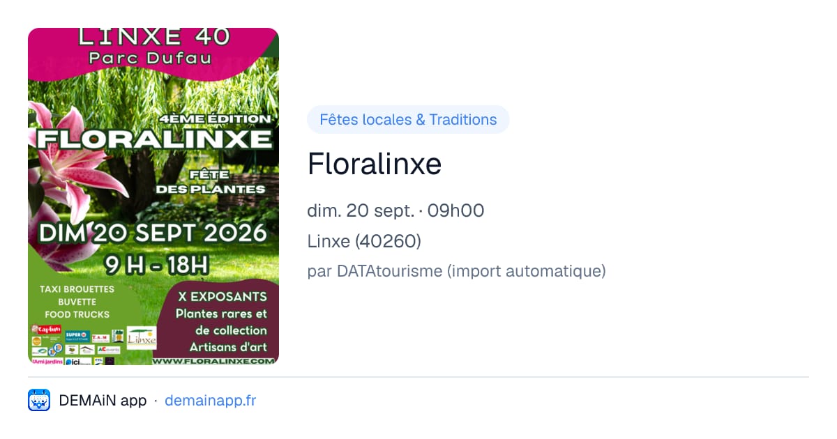 Floralinxe — Linxe