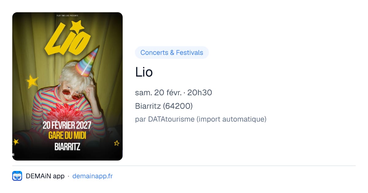 Lio — Biarritz