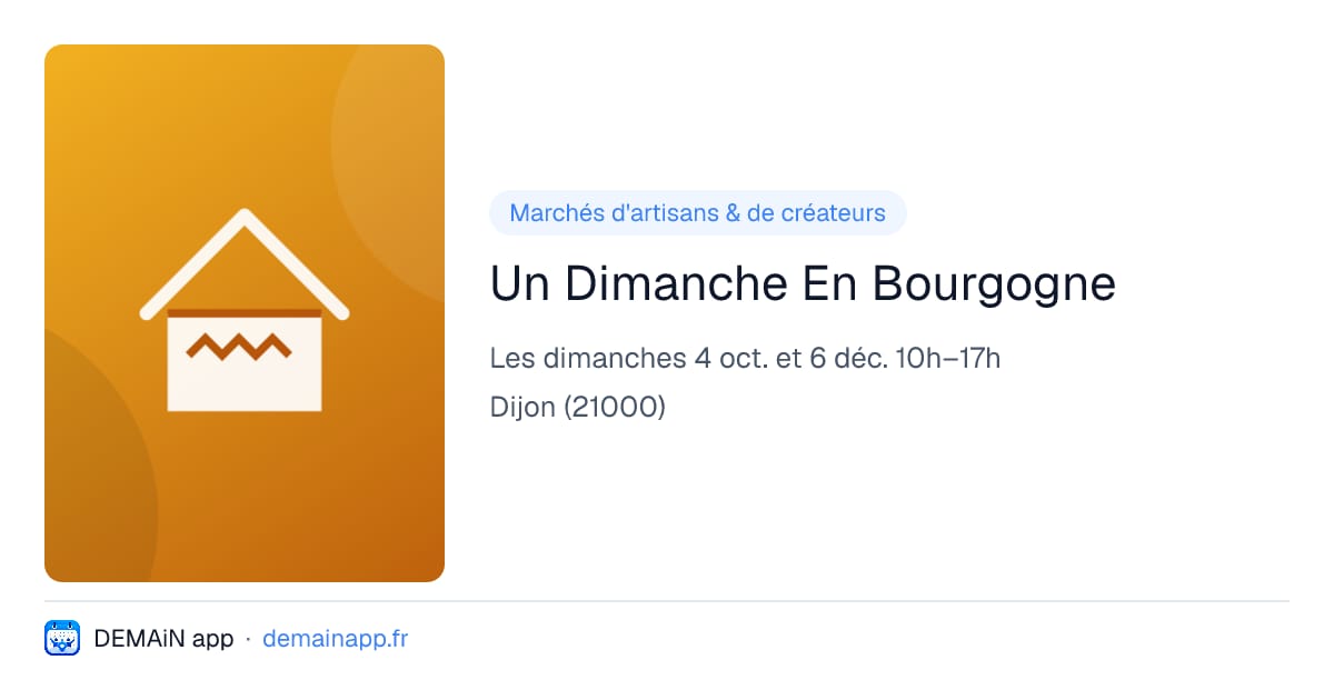 Un Dimanche En Bourgogne — Dijon