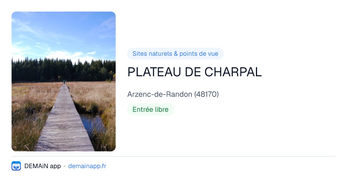 PLATEAU DE CHARPAL — Arzenc-de-Randon