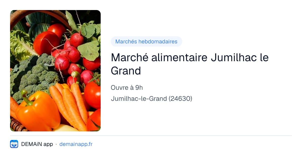 Marché alimentaire Jumilhac le Grand — Jumilhac-le-Grand