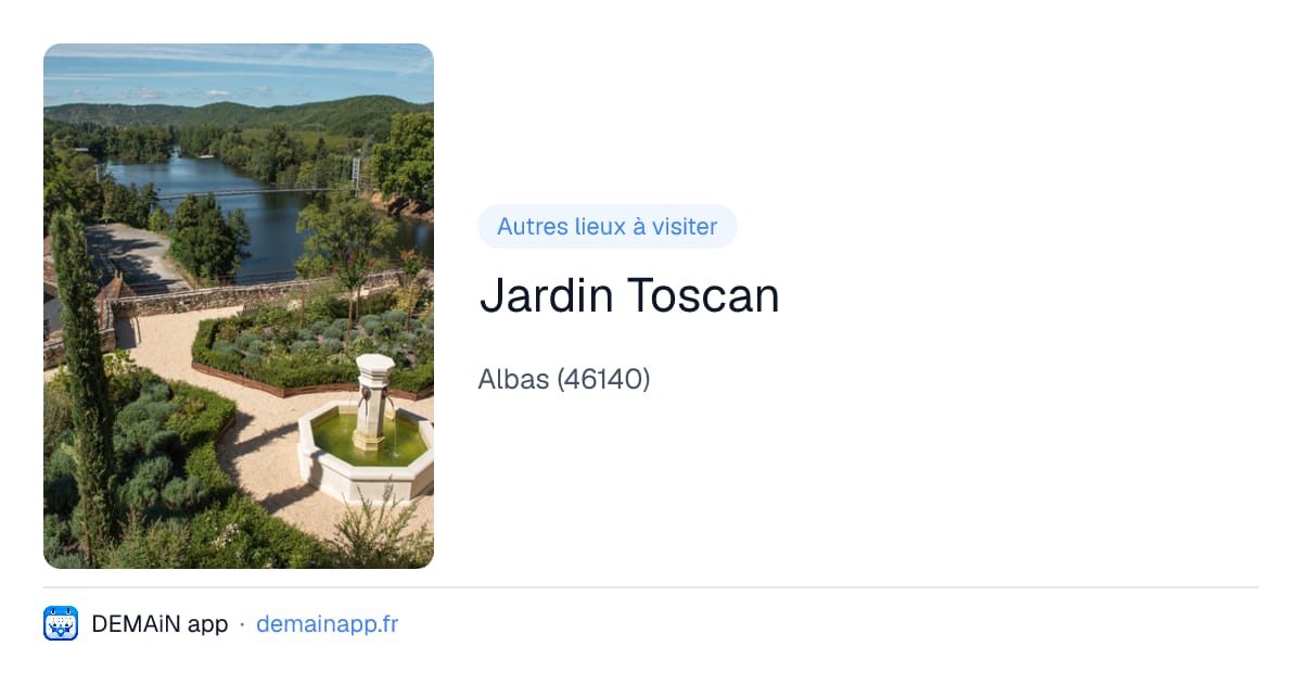 Jardin Toscan — Albas