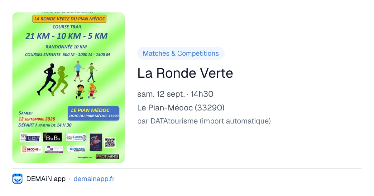 La Ronde Verte — Le Pian-Médoc