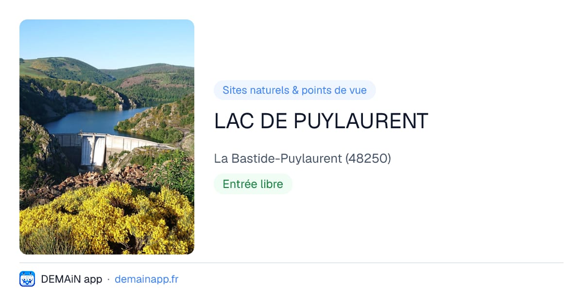 LAC DE PUYLAURENT — La Bastide-Puylaurent