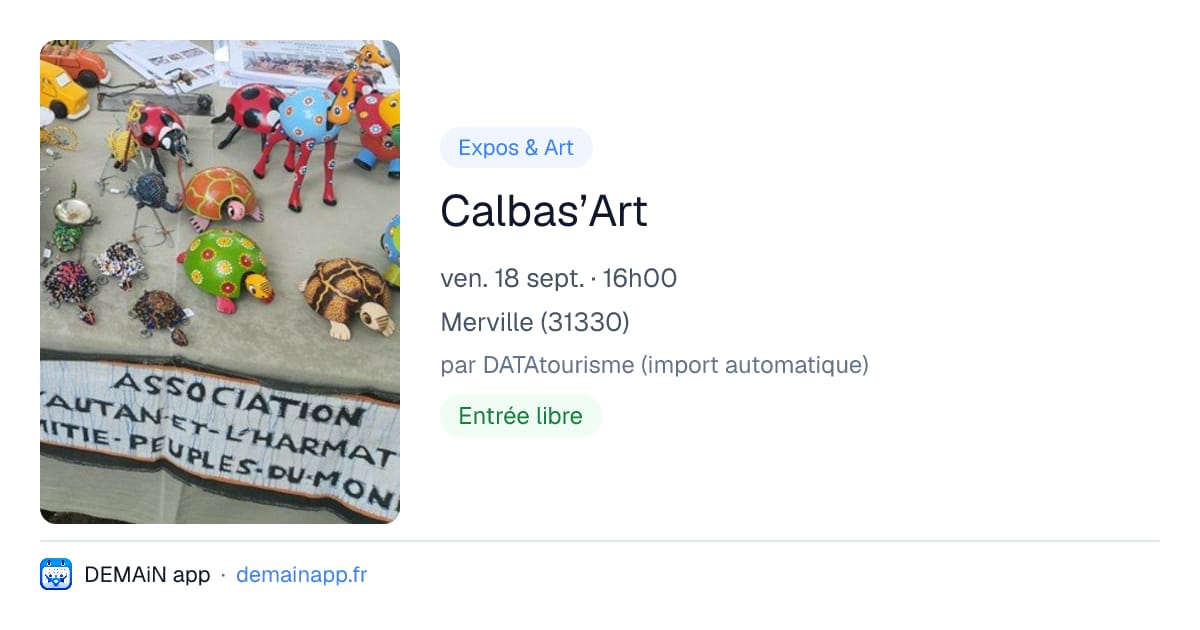 Calbas’Art — Merville