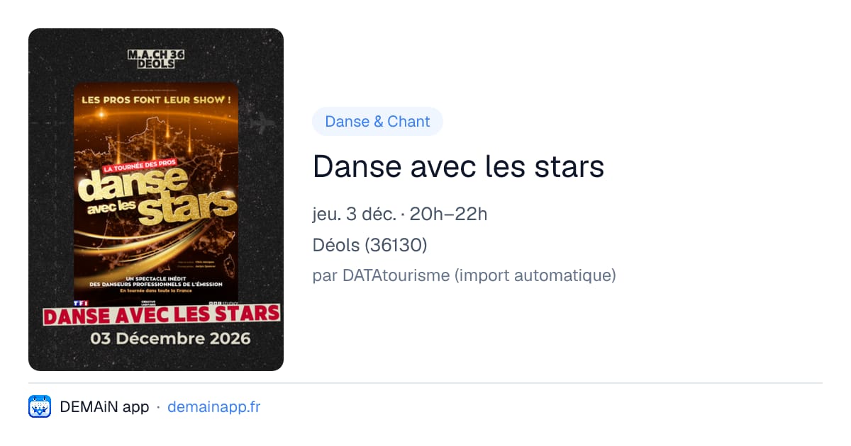 Danse avec les stars — Déols