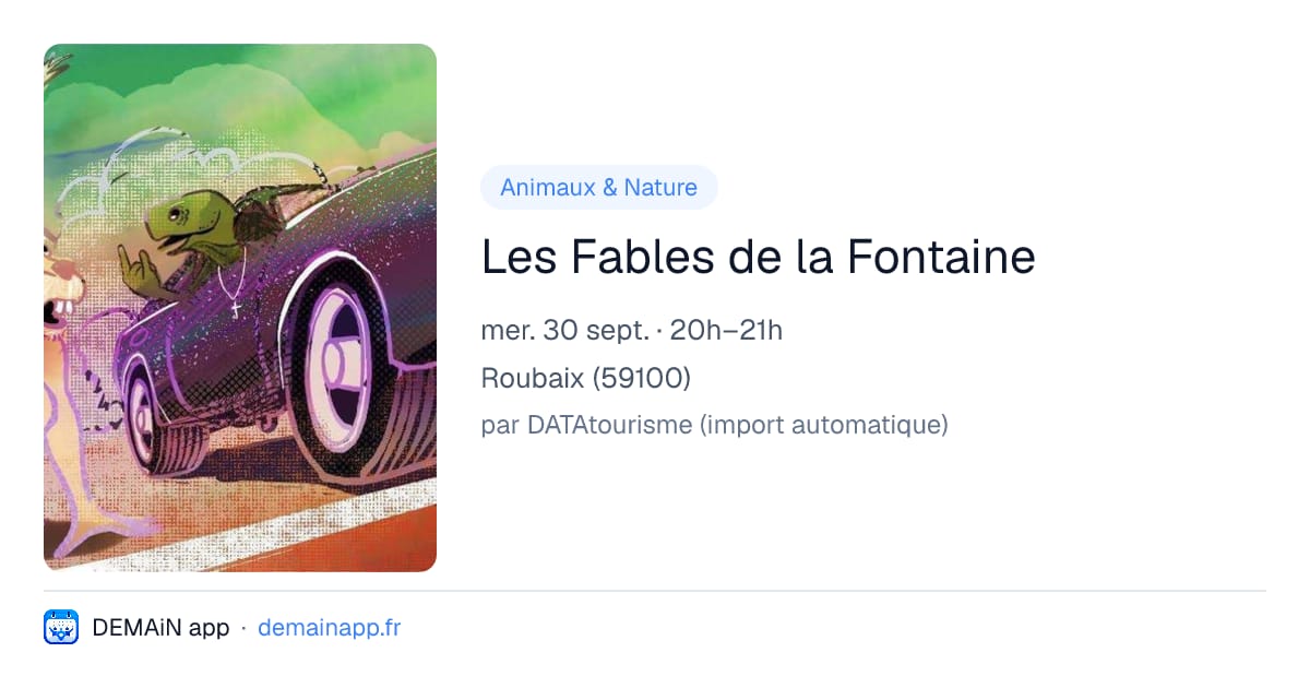 Les Fables de la Fontaine — Roubaix
