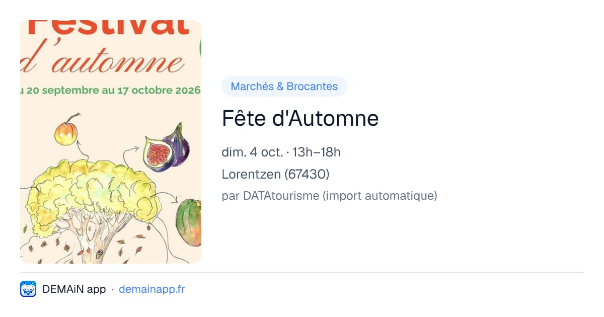 Fête d'Automne — Lorentzen