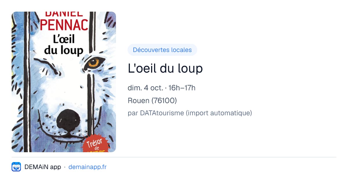 L'oeil du loup — Rouen