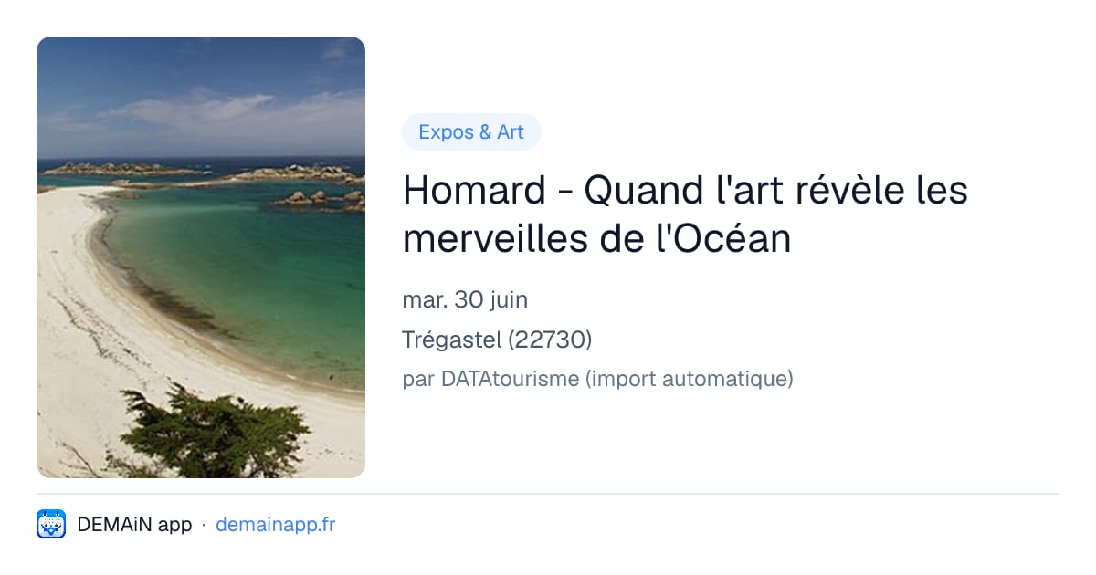 Homard - Quand l'art révèle les merveilles de l'Océan — Trégastel
