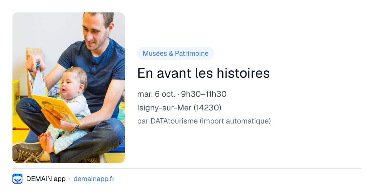 En avant les histoires — Isigny-sur-Mer