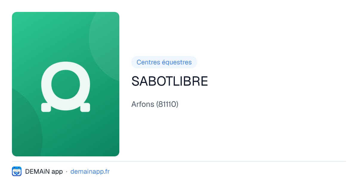 SABOTLIBRE — Arfons