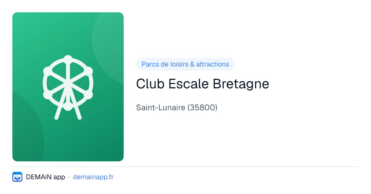 Club Escale Bretagne — Saint-Lunaire