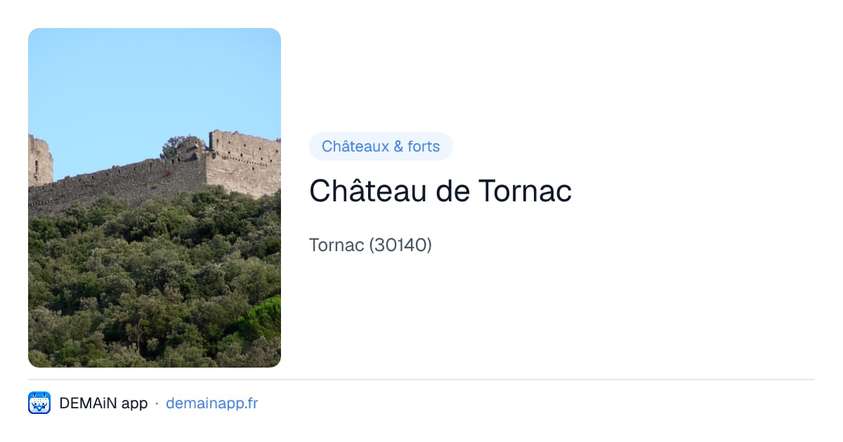 Château de Tornac — Tornac