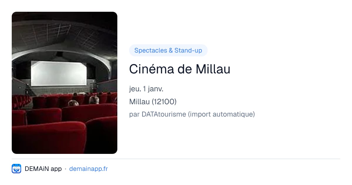 Cinéma de Millau — Millau