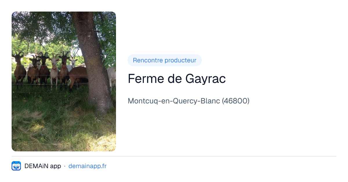 Ferme de Gayrac — Montcuq-en-Quercy-Blanc