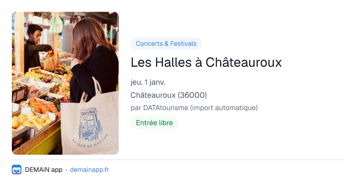 Les Halles à Châteauroux — Châteauroux