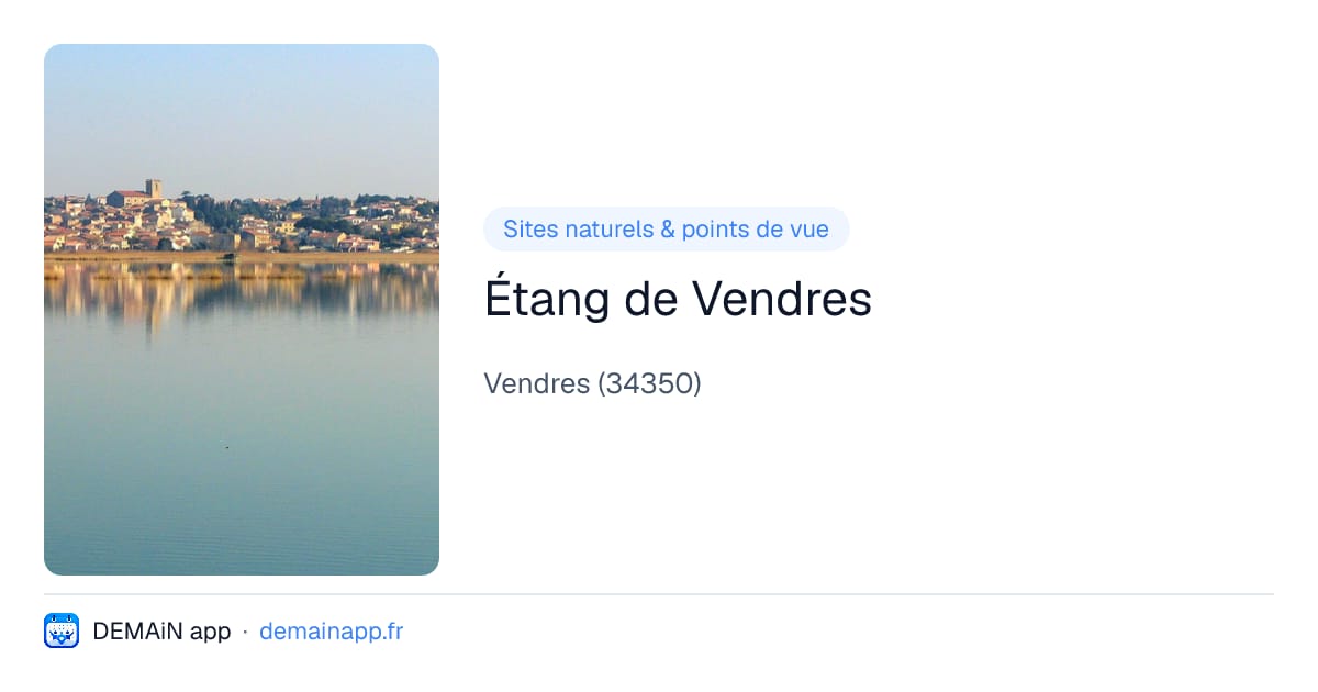 Étang de Vendres — Vendres
