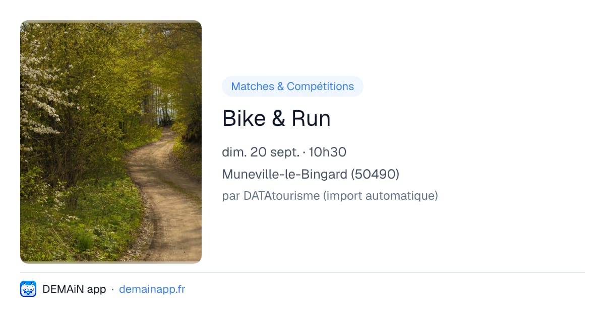 Bike & Run — Muneville-le-Bingard
