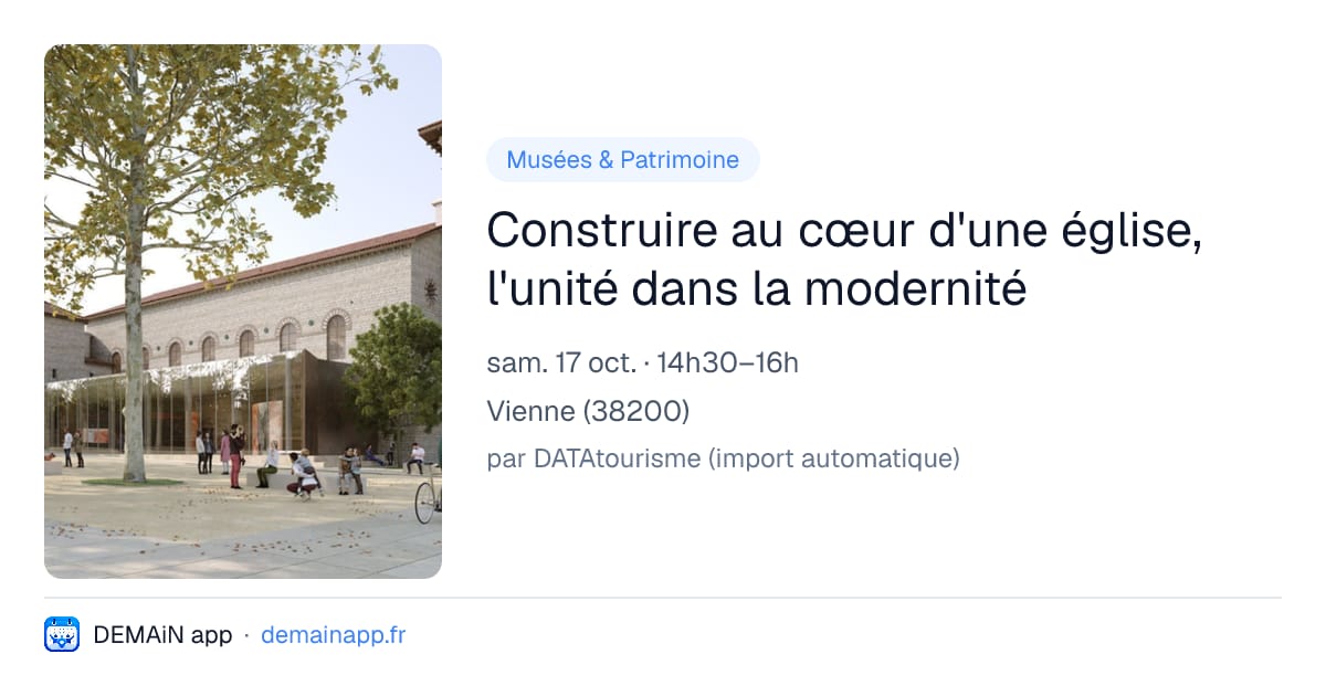 Construire au cœur d'une église, l'unité dans la modernité — Vienne