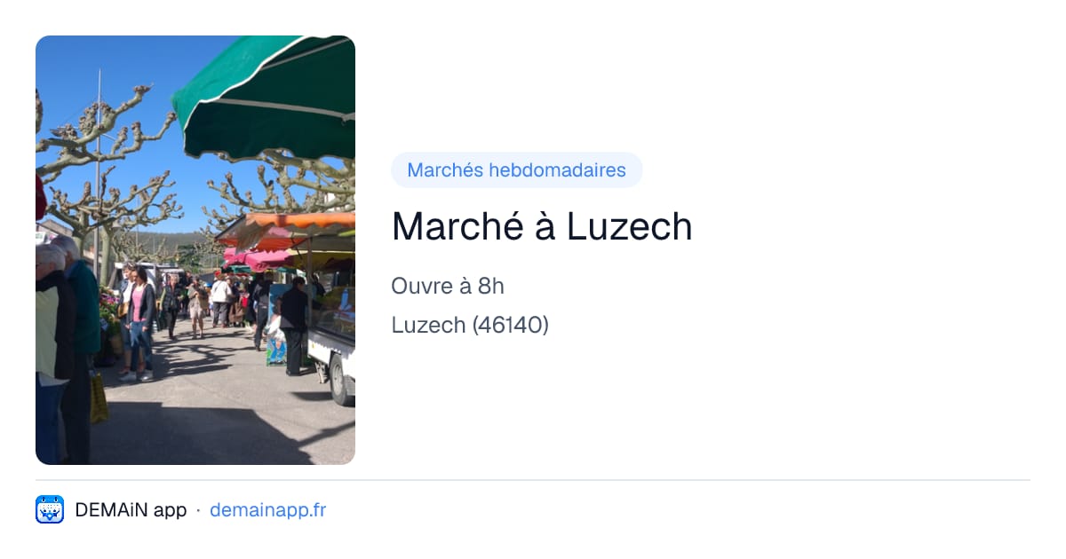 Marché à Luzech — Luzech