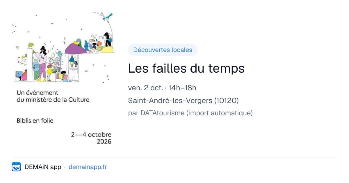 Les failles du temps — Saint-André-les-Vergers