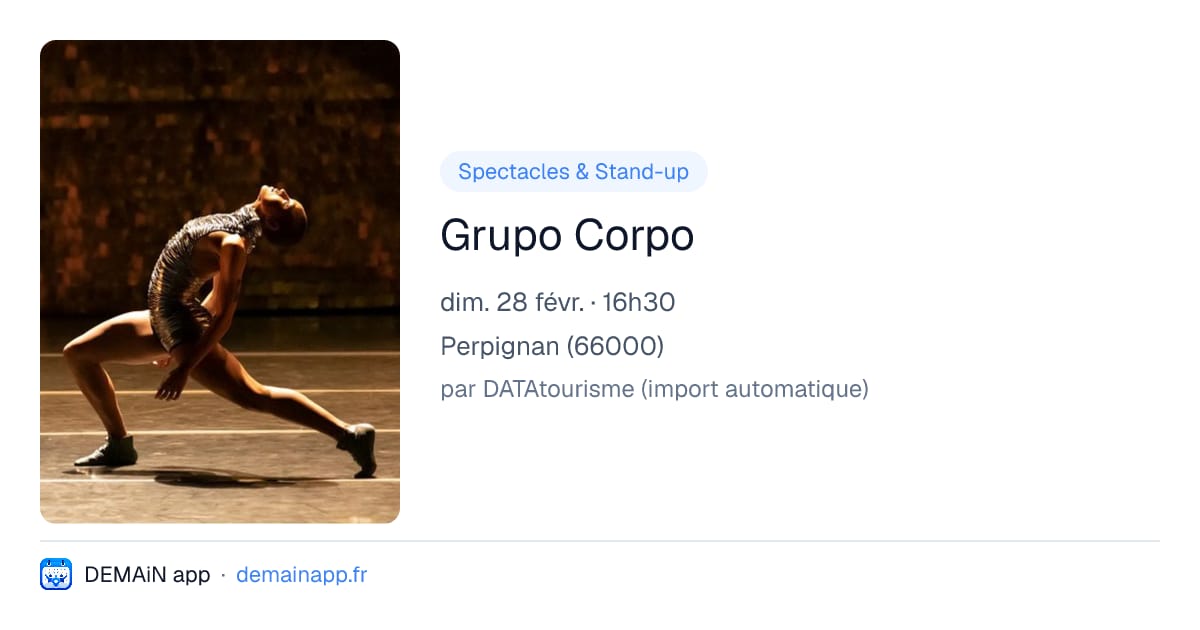 Grupo Corpo — Perpignan