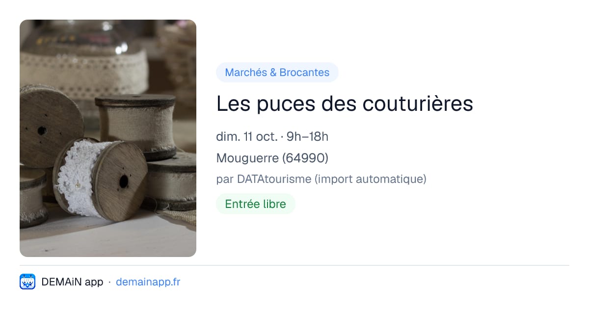 Les puces des couturières — Mouguerre