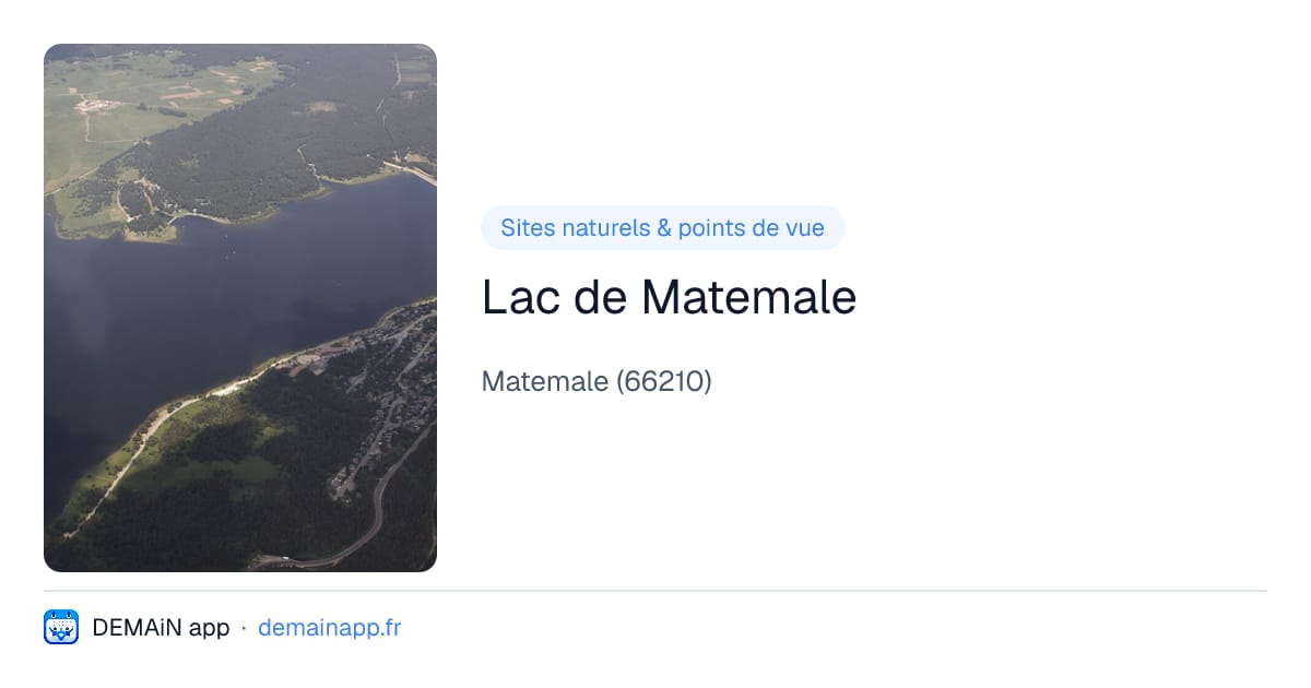 Lac de Matemale — Matemale