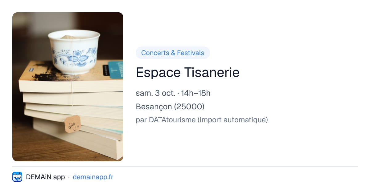 Espace Tisanerie — Besançon