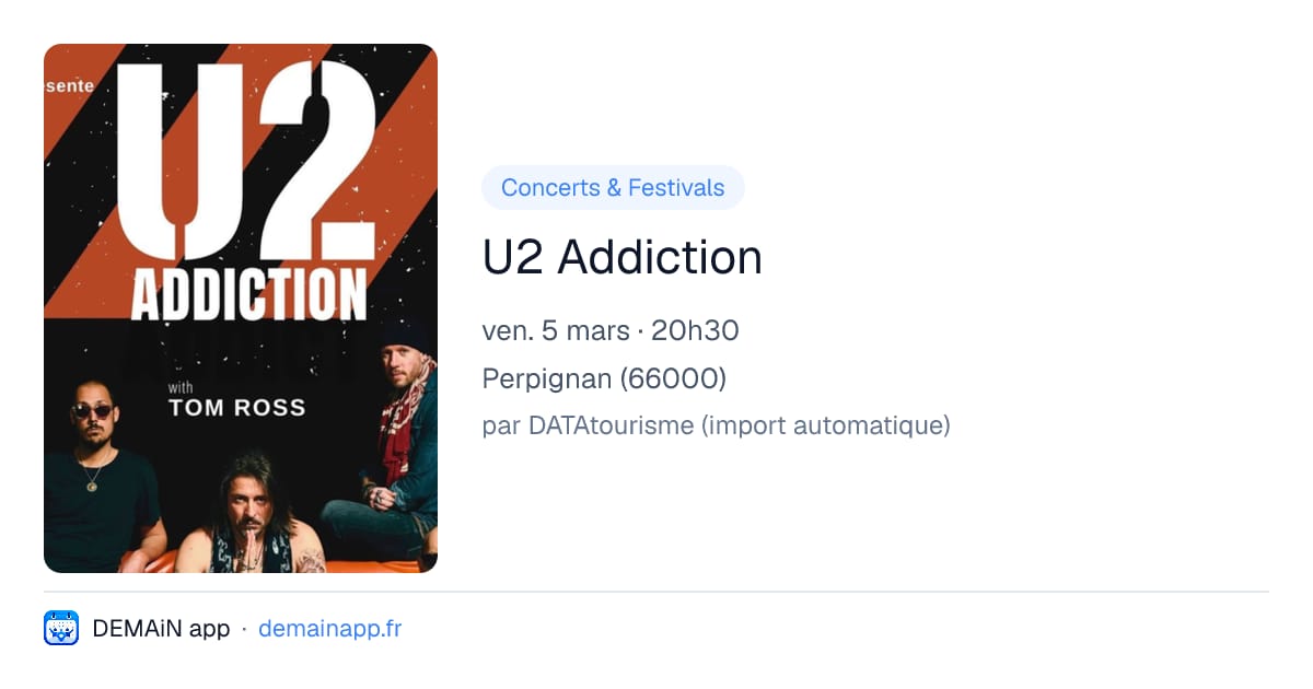 U2 Addiction — Perpignan