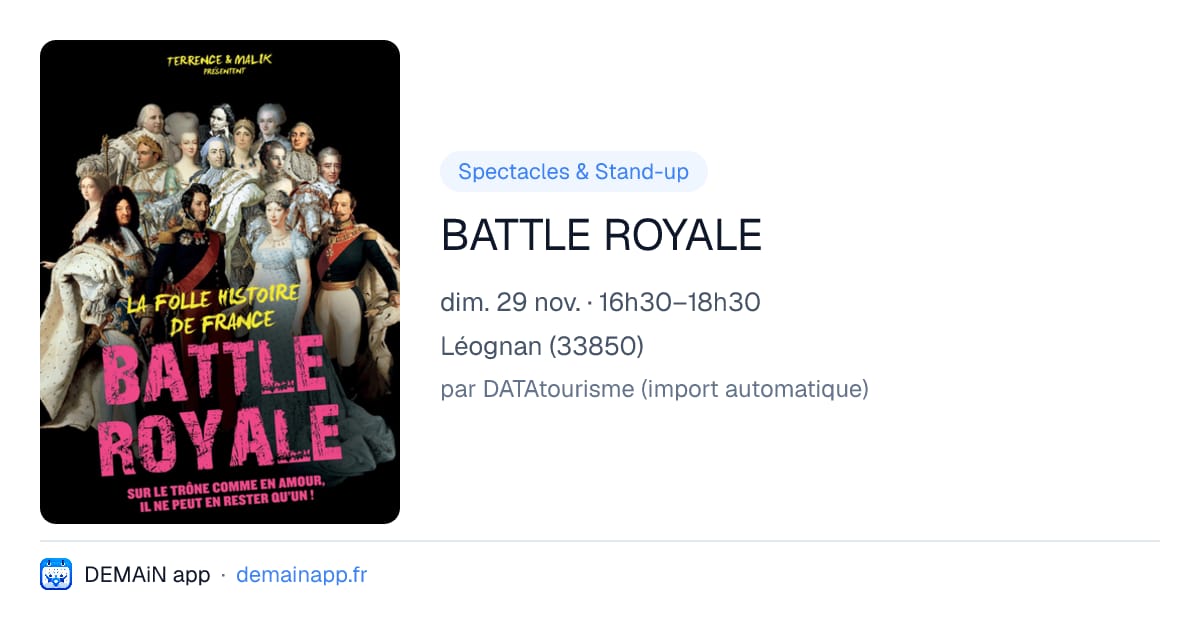 BATTLE ROYALE — Léognan