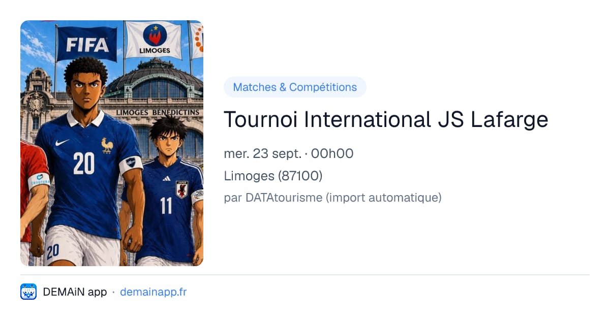 Tournoi International JS Lafarge — Limoges