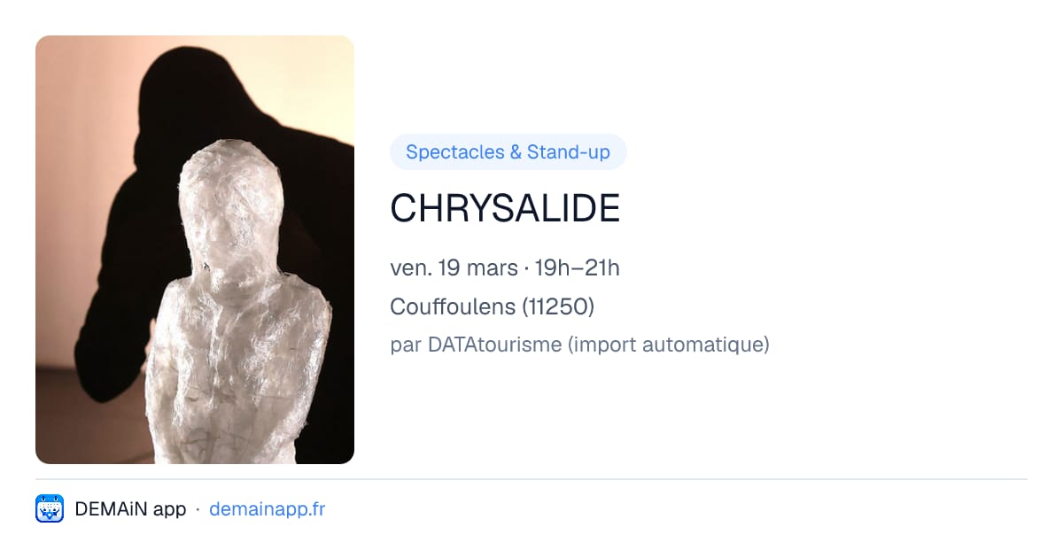 CHRYSALIDE — Couffoulens