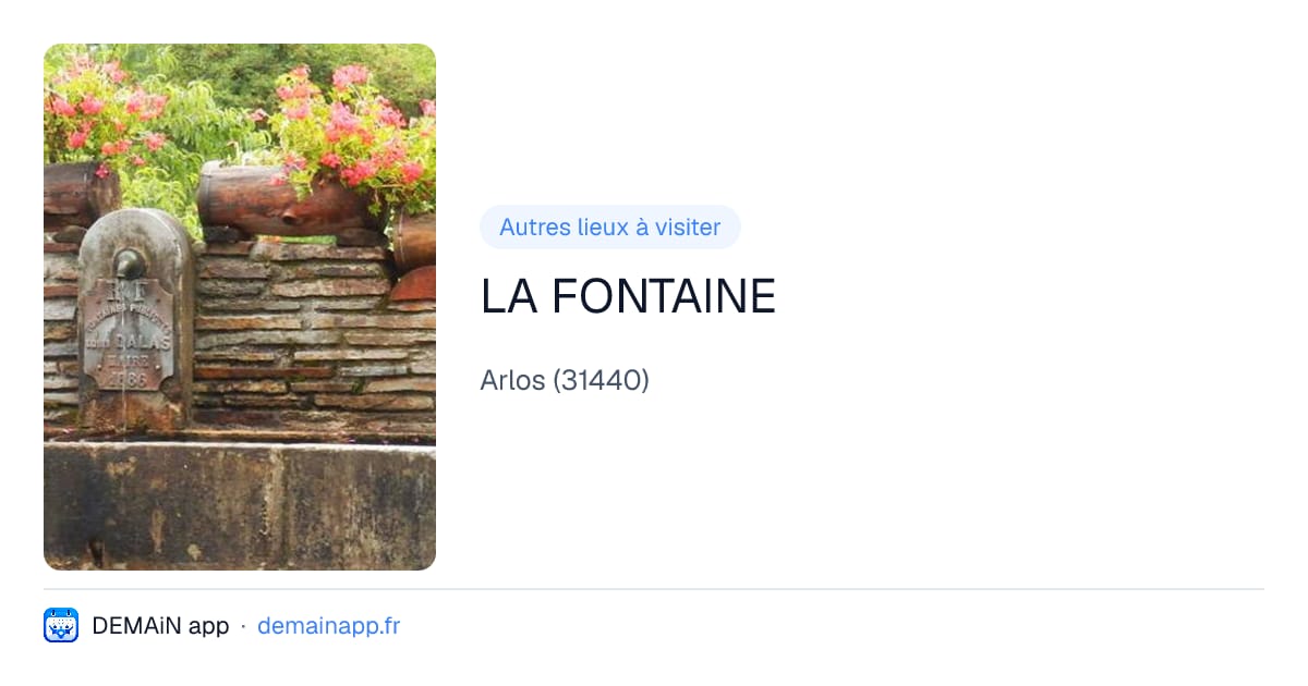 LA FONTAINE — Arlos