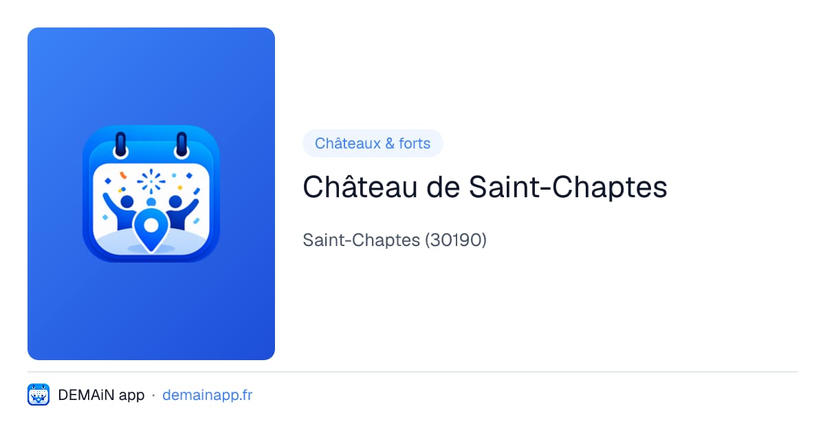 Château de Saint-Chaptes — Saint-Chaptes