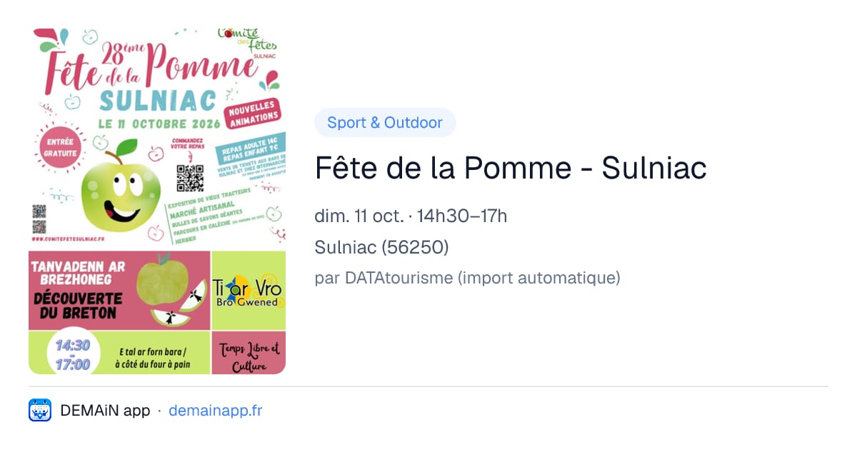 Fête de la Pomme - Sulniac — Sulniac
